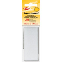 KLEIBER Saumvlies, 38 mm x 3 m, weiß