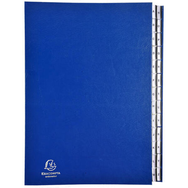 EXACOMPTA Ordnungsmappe Ordonator, A4, A-Z, 26 F&auml;cher, blau