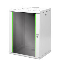 DIGITUS 19" Wandverteiler Unique Line, 12 HE, lichtgrau