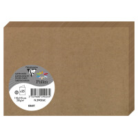 Pollen by Clairefontaine Doppelkarte 135 mm, Kraft braun