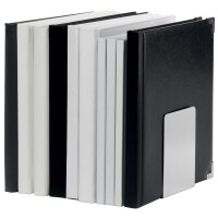 MAUL Buchstütze (B)120 x (T)120 X (H)175 mm, aluminium