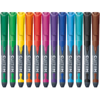 Maped Permanent-Marker CUSTOM, 12er Kunststoffetui