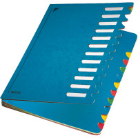 LEITZ Pultordner Deskorganizer Color, A4, 1-24 A-Z, blau