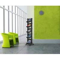 PAPERFLOW Prospektregal Corner easyDisplays, grau schwarz