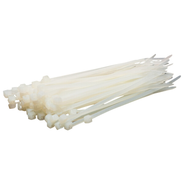LogiLink Kabelbinder, 150 x 2,5 mm, Nylon, wei&szlig;