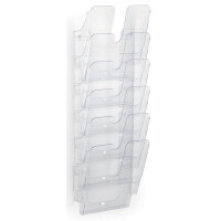 DURABLE Wand-Prospekthalter-Set "FLEXIPLUS 6", A4, 6 Fächer