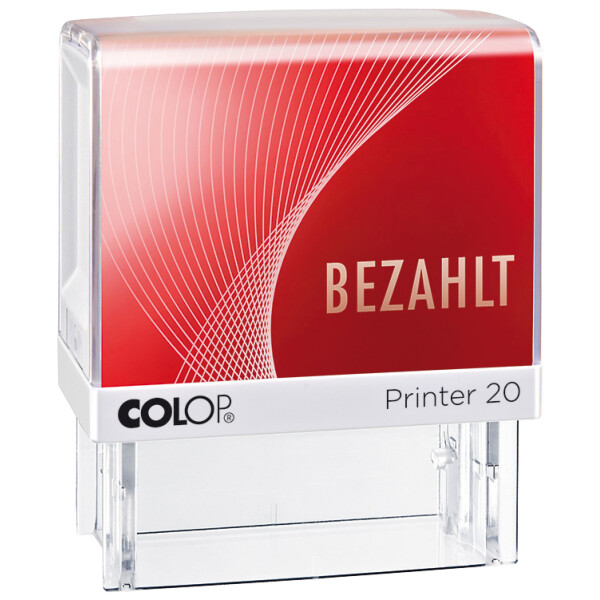 COLOP Textstempel Printer 20 L "GESCANNT", mit Textplatte
