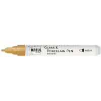KREUL Glass & Porcelain Pen Metallic, gold