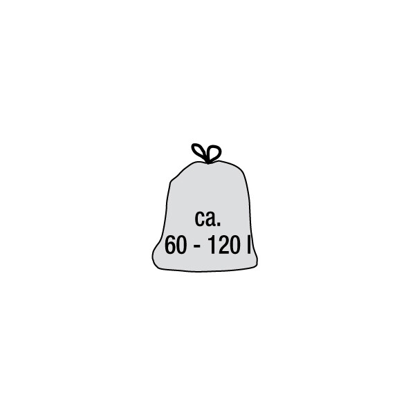 keeeper Abfalleimer "magne", 45 Liter, silber anthrazit