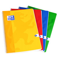 Oxford Spiralbuch, DIN A4, kariert, 90 Blatt