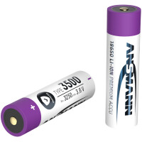 ANSMANN Li-Ion Akku 18650, 3.6 V, 2600 mAh