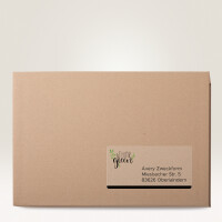 AVERY Zweckform Transparente Adress-Etiketten, 210 x 297 mm