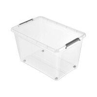 keeeper Aufbewahrungsbox Clipbox Lars, mit Rollen, 40 Liter