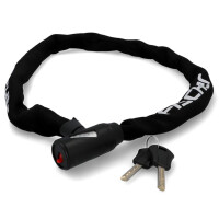 FISCHER Ketten-Fahrradschloss Neopren, mit Schlüssel