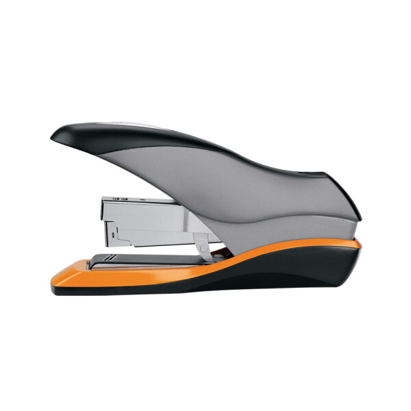 Rexel Flachheftgerät Optima 70, schwarz silber orange