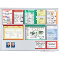 FRANKEN Magnet-Tasche FRAME IT X-tra!Line, DIN A3, rot