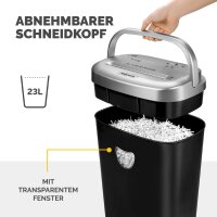 Fellowes Aktenvernichter Powershred 53C, schwarz, Partikel