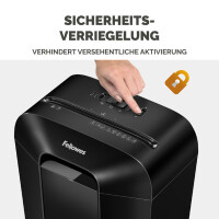 Fellowes Aktenvernichter Powershred LX45, schwarz