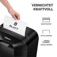 Fellowes Aktenvernichter Powershred LX45, schwarz