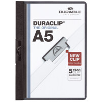 DURABLE Klemmhefter DURACLIP, DIN A5, schwarz