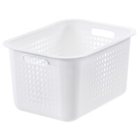 smartstore Aufbewahrungsbox BASKET RECYCLED 2 L, weiß