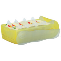 HAN Lernkartei CROCO, A7 quer, grau-transluzent