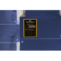 DURABLE Kennzeichnungstasche, magnetisch, DIN A4 quer, blau