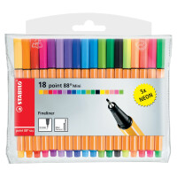 STABILO Fineliner point 88 Mini, 18er Kunststoffetui
