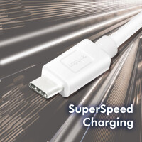 LogiLink USB 3.2 Kabel, USB-A - USB-C Stecker, 0,15 m