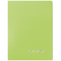 ROTH Zeugnismappe Basic, aus PP, DIN A4, grün