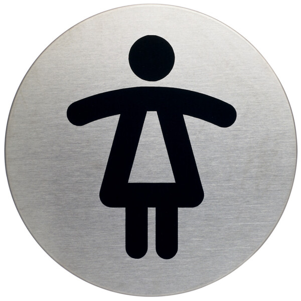 DURABLE Piktogramm "Behinderten-WC", Durchmesser: 83 mm