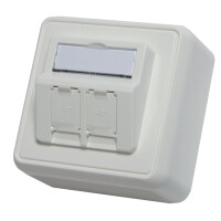 Telegärtner AMJ Aufputzdose, 80 x 80 mm,...