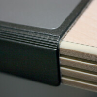 DURABLE Schreibunterlage mit Kantenschutz, schwarz