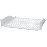 LogiLink 19" Fachboden, 2 HE, Festeinbau, (T)250 mm