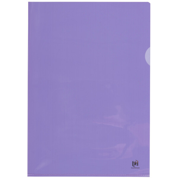 Oxford Sichthülle Premium, DIN A4, PVC, glasklar, blau, 25er