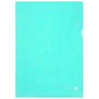 Oxford Sichthülle Premium, DIN A4, PVC, glasklar, blau, 25er