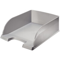 LEITZ Briefablage Plus Jumbo, DIN A4, Polystyrol, schwarz