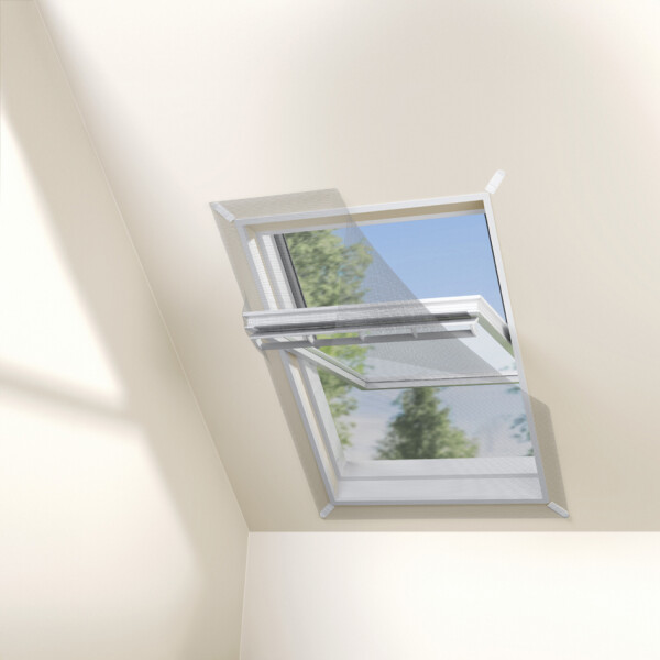 tesa Fliegengitter mit Sonnenschutz f&uuml;r Dachfenster