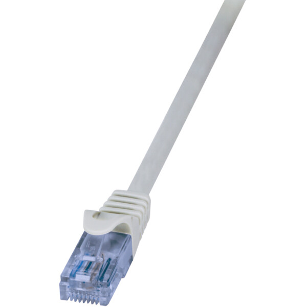 LogiLink Patchkabel EconLine, Kat. 6A, U UTP, 10,0 m, grau