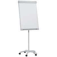 FRANKEN Flipchart PRO Mobil, 670 x 950 mm, hellgrau