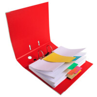 EXACOMPTA Trennstreifen, trapezförmig, Karton, gelb