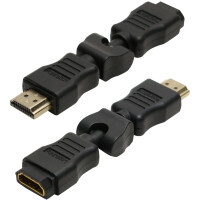 LogiLink Adapter, HDMI Kupplung - HDMI Stecker, 270 Grad