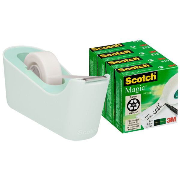 3M Scotch Tischabroller Multipack C18, mint