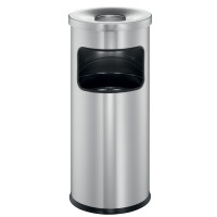 DURABLE Papierkorb SAFE, mit Ascher, 17 Liter, schwarz