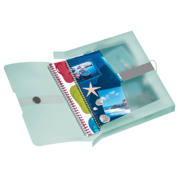 herlitz Sammelbox easy orga to go Pastell, DIN A4, minze-