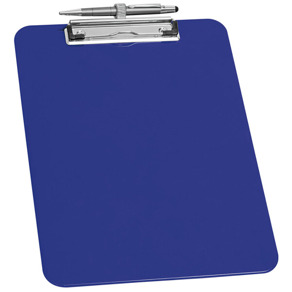 WEDO Klemmbrett, DIN A4, aus Polystyrol, blau