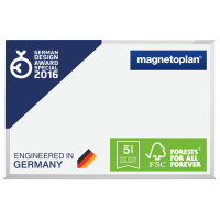 magnetoplan Weißwandtafel SP, (B)900 x (H)600 mm