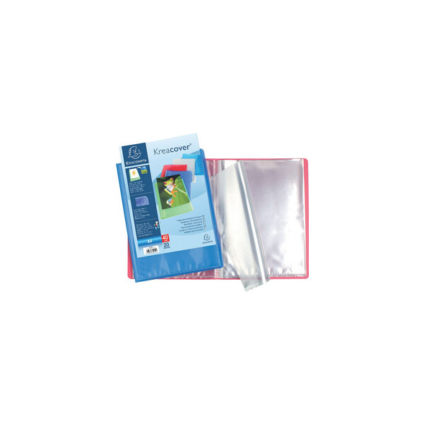 EXACOMPTA Sichtbuch, DIN A4, PP, blau