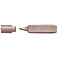 FABER-CASTELL Textmarker TEXTLINER 46 METALLIC, rosé