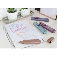 FABER-CASTELL Textmarker TEXTLINER 46 METALLIC, rosé